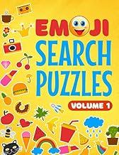 Emoji Search Puzzles: Emoji word find puzzle book for adults and kids