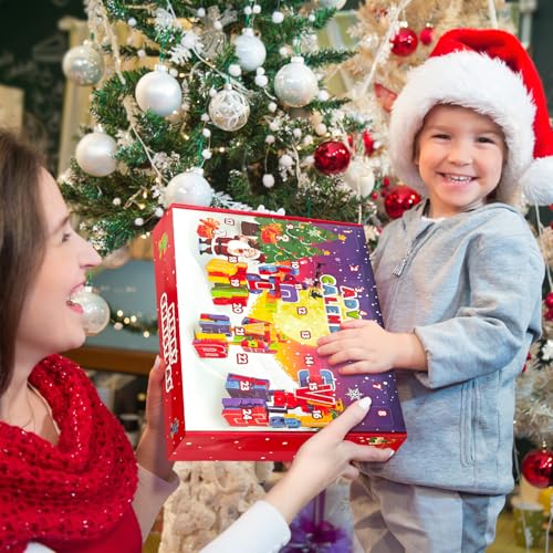 Alphabet Robots for Boys,ABC Letters Learning Education Toys for Toddlers,Christmas Countdown Advent Calendar for Kids,Alphabots Deformation Fine Motor Skill Preschool Toy Gift for New Year birthday