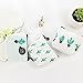 Produktbild XdiseD9Xsmao Mini-Kartenhalter Mäppchen Brieftasche Green Cactus Print Leinwand Geldbörse Durable Waterproof Cosmetic Makeup Bag EIN Kaktus