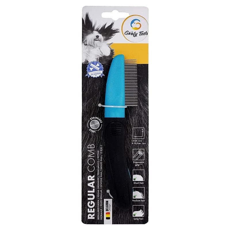 Goofy Tails Pet Comb for Dogs| Stainless Steel Premium Cat Comb| Ideal Comb for Cats and Dogs| Dog Grooming and Cat Grooming| Puppy Comb, Dog Comb and Pet Accessories Ideal for All Breeds (B09RWPSB32) Amazon Price History, Amazon Price Tracker
