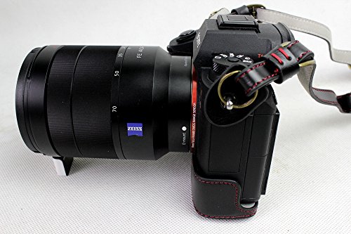 Volle Schutz Bottom Öffnung Version Schutz PU Leder Kamera Tasche für Sony ILCE-7RM3 Alpha 7R III mit 24-70mm Objektiv… – Bild 7
