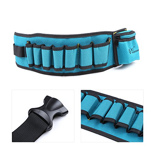 Romacci Bolsa multifuncional para ferramentas na cintura Bolsos organizadores de bolsas em tela de O