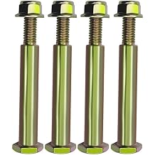 4 Pack 193406 Wheel Bolts with Lock Nuts Fits Cub Cadet Craftsman Husqvarna