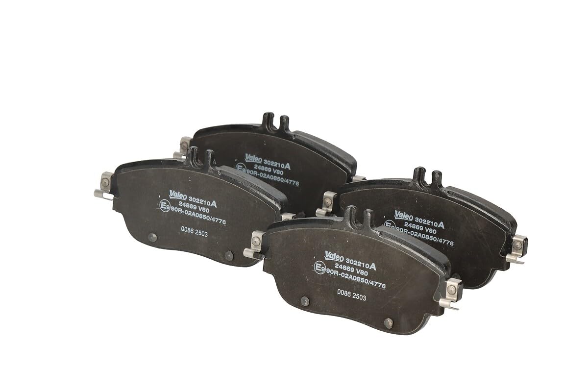 Valeo Jeu de 4 Plaquettes de Frein Expert 302210A, Essieu Avant