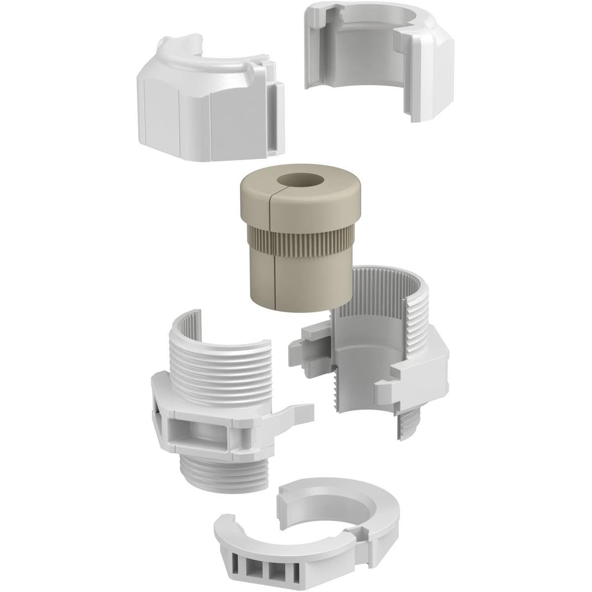 OBO Bettermann Glándula de Cable Divisible V-Tec TB20 06-08