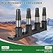 4PCS Ignition Coil Pack and Spark Plugs Set Compatible with Chevrolet Aveo 09-11, for Cruze 11-15, for Sonic 12-18, for Trax 13-17, for Pontiac G3 07-10, for G3 Wave 2009 Replacement UF620 & 4504
