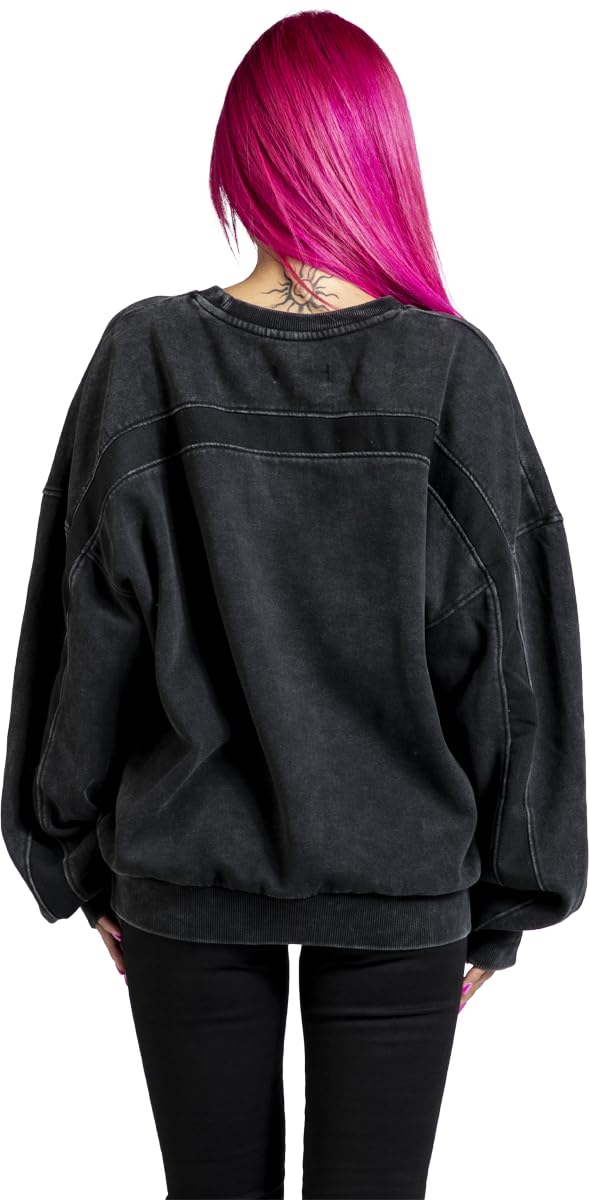 RED by EMP Damen graues Rockwear Sweatshirt