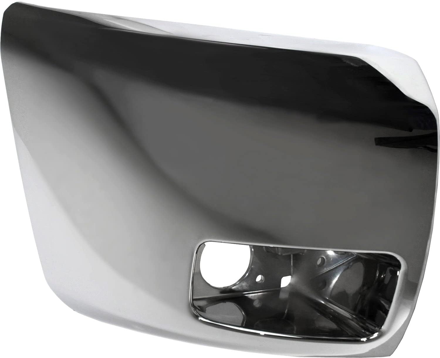 Garage-Pro Bumper End Set for Chevrolet Silverado 1500 2007-2013, Front Driver Passenger Side, Chrome Plastic, Automotive Car Parts