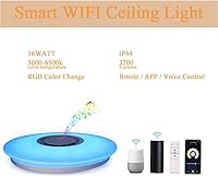 Vista 2 de Lámpara de techo de metal HOREVO