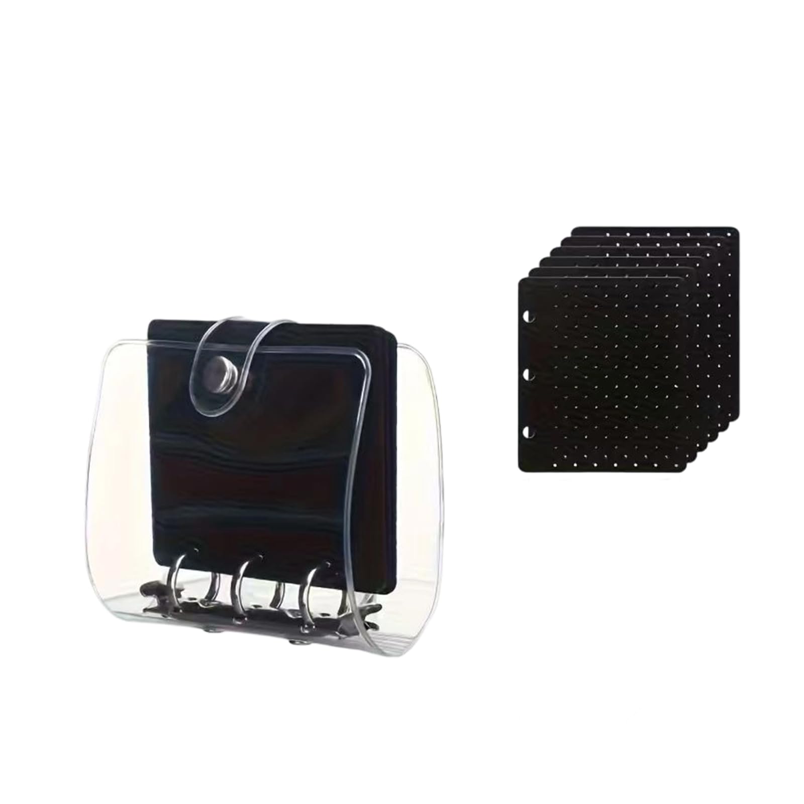WLNEXT Lightweight Felt Brooch Display Holder Foldable Book Organiser Travel Storage Felt Pin Display Storage
