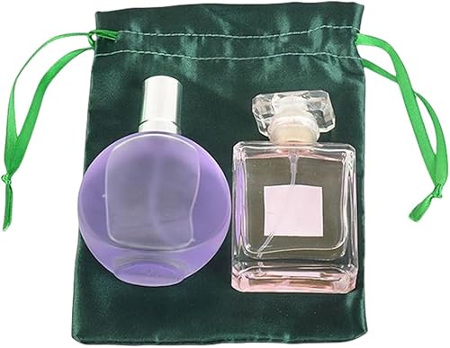 Miniatura 3 de Paquete de 50 bolsas de regalo de satén de 4 x 3 pulgadas, bolsa de joyería con cordón, bolsas de regalo de boda para pequeñas joyas, dulces,