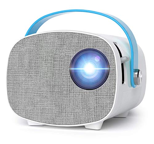 Mini Projector, GooDee YG230 Video Projector, LED Portable Home Theater Projector 1080P Supported, Compatible with PS4, PC via HDMI, VGA, TF, AV and USB, for Kids (Renewed)