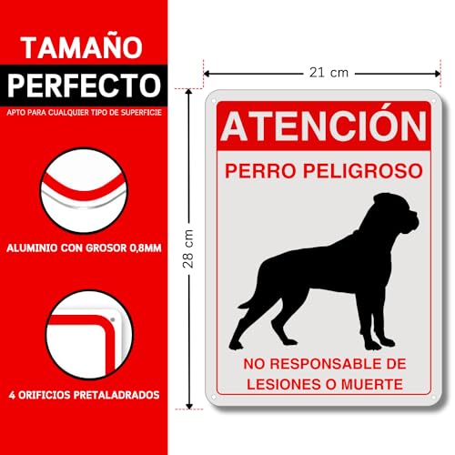 Plaque pour chien résistant aux intempéries pour portail extérieur - 3