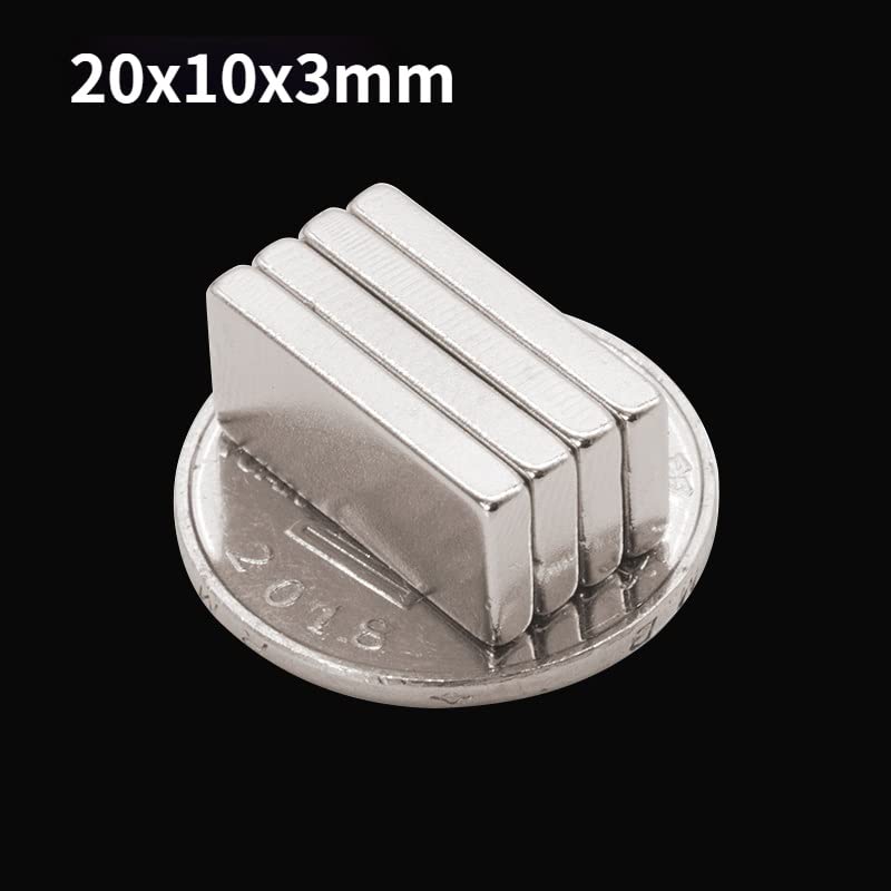 Neodymium Bar 20x10x3mm Block 10/30/50/100pcs Permanent Rare Earth Super Power Small Neodymium(20x10x3-30pcs)