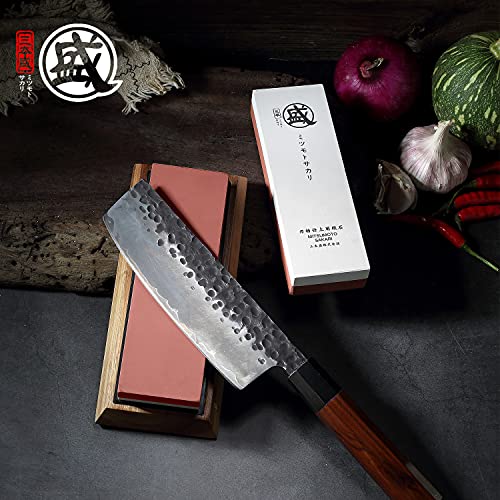 MITSUMOTO SAKARI Japanische Schleifstein Messer, 1000/3000 Grit – Ansicht 6
