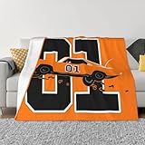The Action Dukes Comedy of TV Hazzard Throw Blanket Cooling Soft Breathabl Flannel Blankets for Wedding Gift Fits Couch Bedroom Camping All Season Use