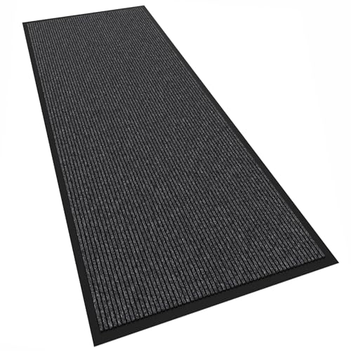 Front Door Mat, 72" x 36" Heavy Duty Indoor Outdoor Doormat, Non-Slip Welcome Mats for Entryway, Rubber Backing Low Profile Commercial Door Mats