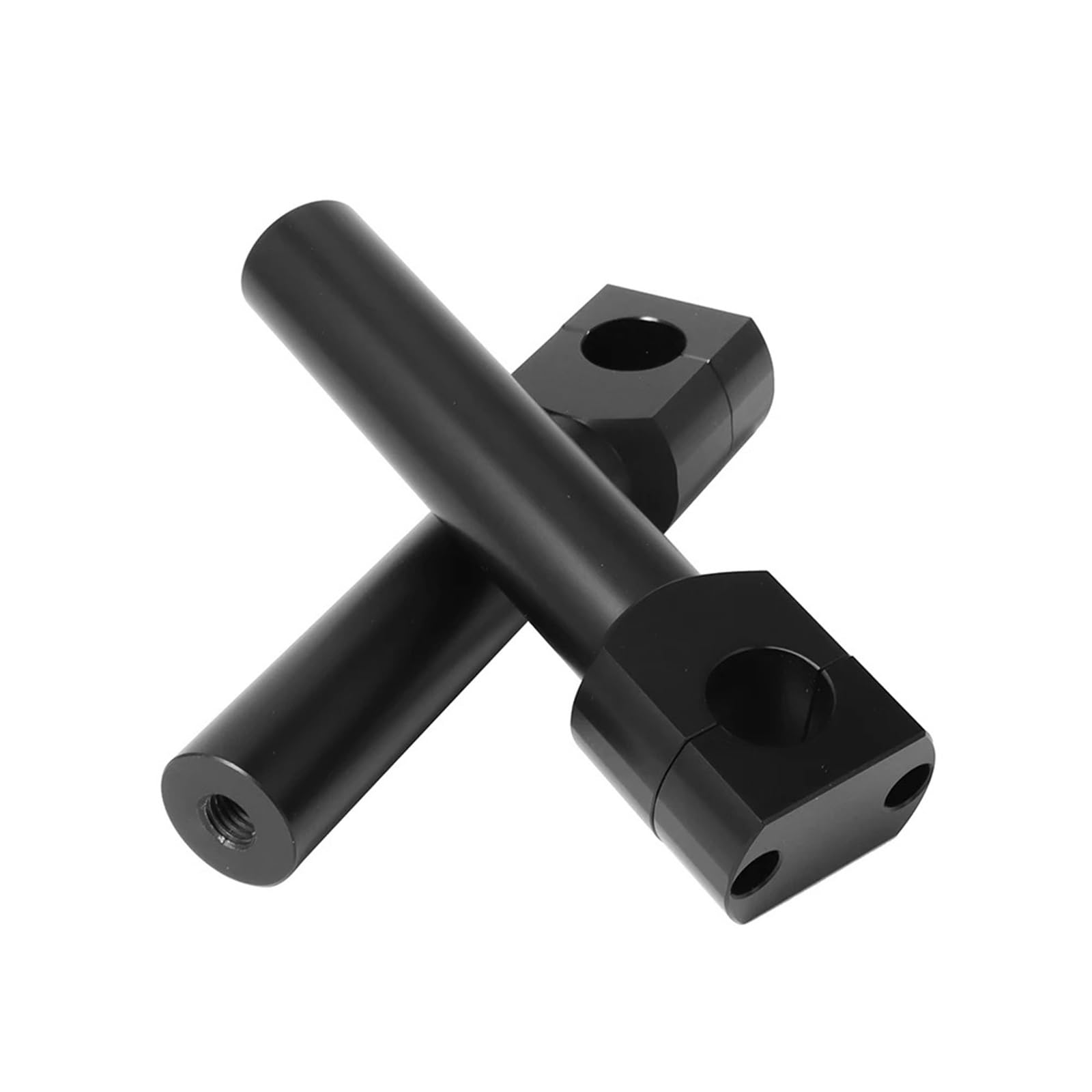 Riser zacisk Adapter do montażu Uchwyt na kierownicę motocyklową Riser 22/25mm Adapter zacisku na kierownicę Uniwersalny Części motocyklowe Akcesoria Wsporniki kierownicy(22MM Black)