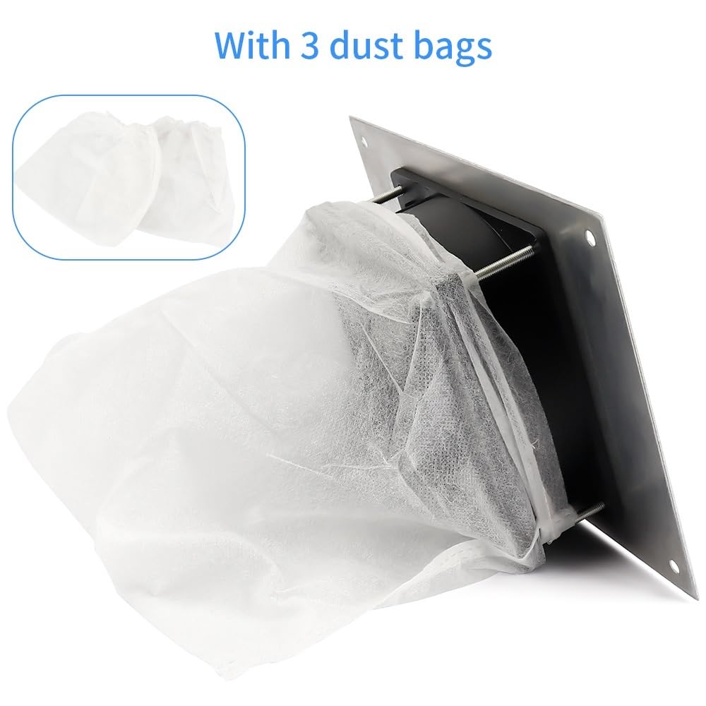 Staubabsaugung für nägel, Eingebauter Tisch-sauger for Nägel, Nagellack-sauger, Maniküre-Maschine, Nagelgel-sauger(Silver)