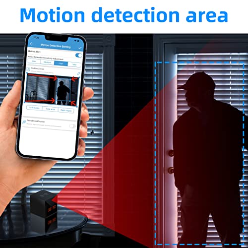 Lizvie Hidden Camera Clock Smart Charger Cam With Full Hd1080P, Motion Detection With Smart App Control, Spy Camera And Night Vision, Hidden Camera Wireless Charger #TOP3