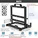 PC Creative Assembly Frame Test Bench，Open Air Frame Case, DIY Computer Motherboard Case Rack, ITX ATX MATX/EATX Open Aluminum Frame Chassis (MATX)