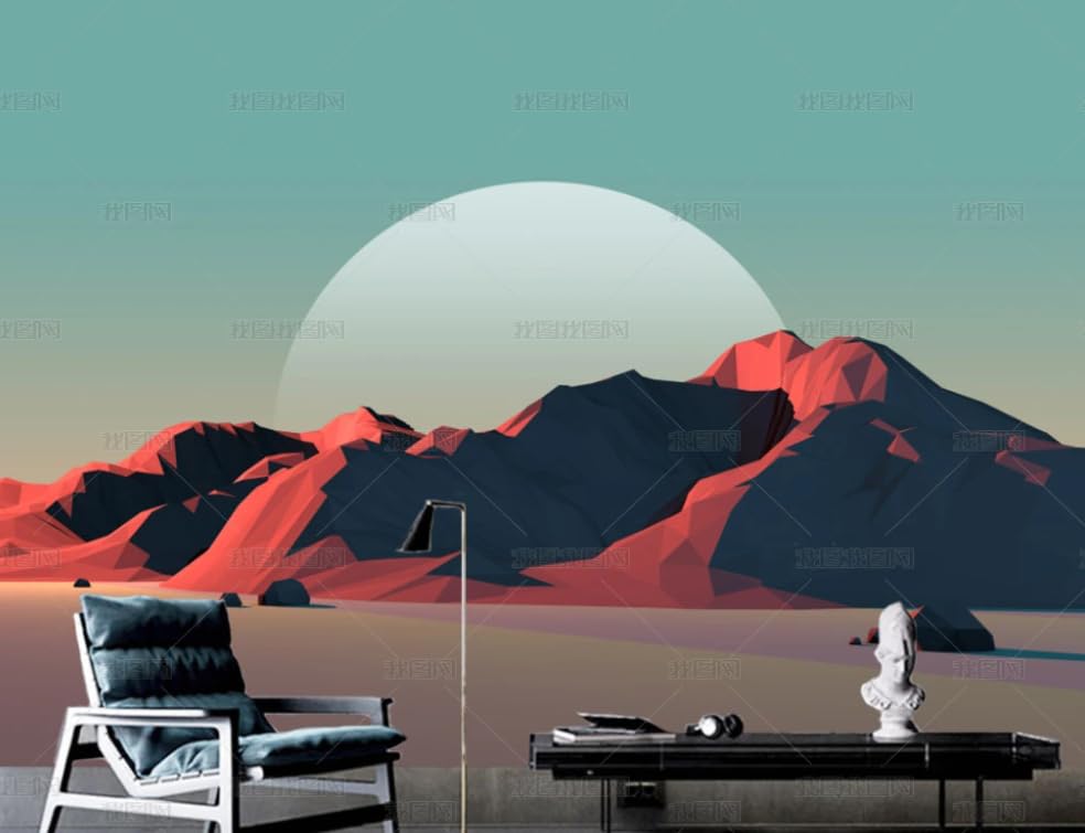Papier Peint Intissé Paysage Montagne Poster Geant Mural Salon Chambre 250x175