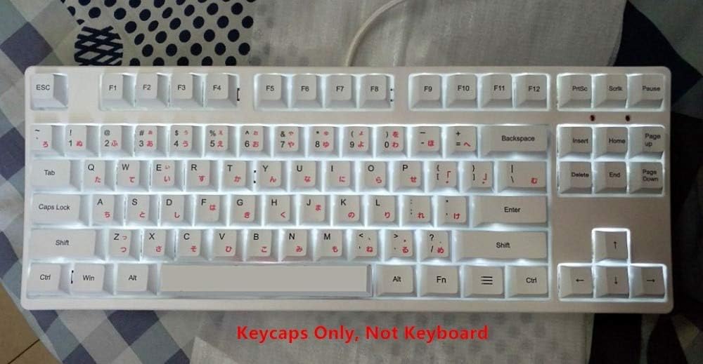 104 Keys Japanese Korean Russian Dye-Sublimation PBT Keycap Keycaps ANSI Profile for Cherry MX RGB Gaming Mechanical Keyboard
