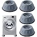 Gummi Fußpolster 4 Stück Waschmaschine Fußpolster Anti Vibration Waschmaschine Füße Vibrationsdämpfer FüßE Pad Antirutsch Gummi Schwingungsdämpfer Für Waschmaschine Trockner Möbel Kühlschrank