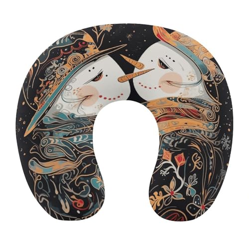 Almohada de viaje espuma viscoelástica tamaño moderado miniatura 1