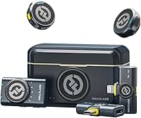 Sistema Microfone Lapela Hollyland Lark M2 Combo Preto Microfone Sem Fio Android/Ios Captação Nítida Design Compacto e Portátil Bateria de Longa Duração Ideal para Vídeos e Entrevistas
