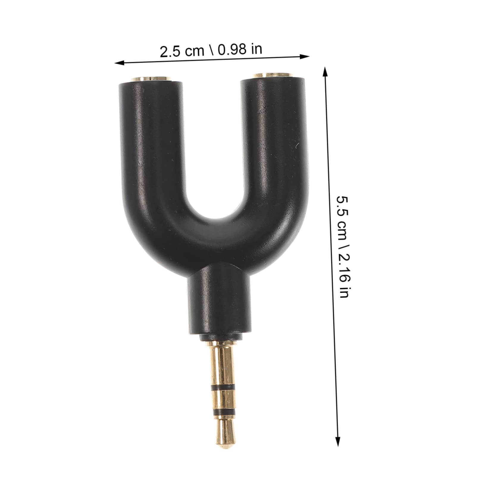 Uonlytech 5 Set Di Adattatori Per Cuffie Stereo Da 3 5 Mm Splitter Da 1 A 2 Vie Per La Condivisione Di Musica 6 Pezzi*5