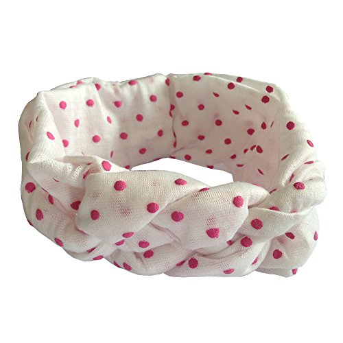 Misscat 5Pcs Kid Wave Point Cross Knit Twist Knot Hairband Headband Headwear #TOP7