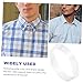DEARMAMY 100pcs Plastic Shirt Collar Stays Flexible Collar Support for Dress Shirts Durable Transparent Pvc Inserts for Men and Women Easy to Use