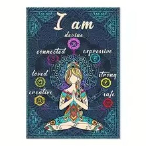 Affiche chakra zen pour resoudre le manque de serenite dans votre salon
