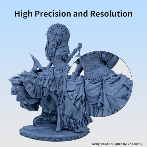 Image of Siraya Tech Fast ABS-Like Tough Navy Grey 3D Printer Resin, Enhanced Durability for 3D Printing, High Precision and Impact Resistance, Smooth Finish, Ideal for 4K /8K /12K LCD DLP SLA 3D Printer - 1kg