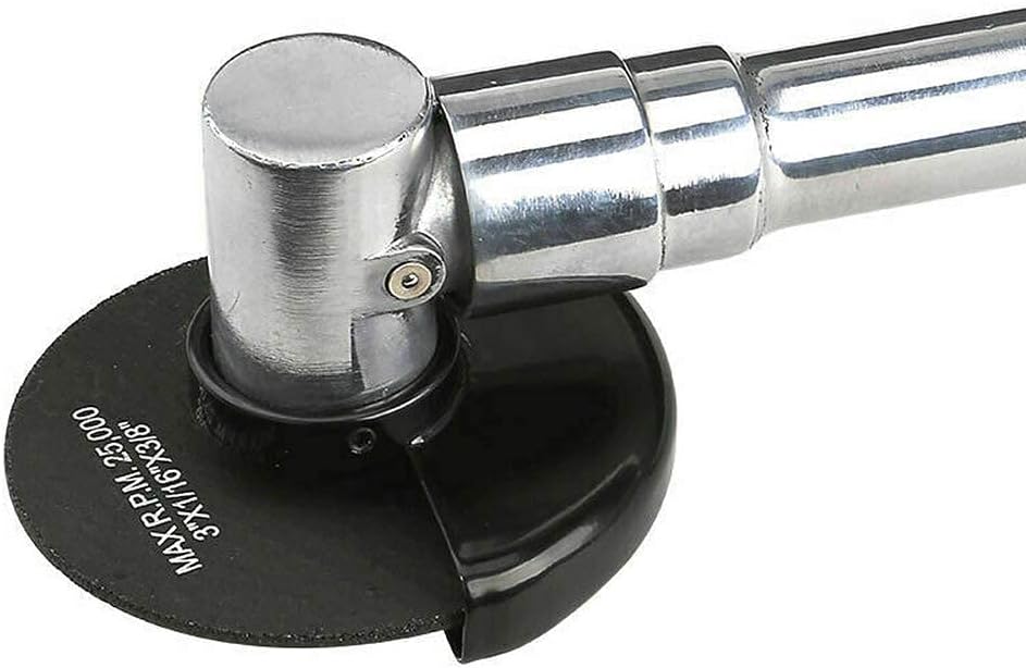 Pneumatic Cutting Machine Air Angle Grinder Air Cutter Grinding Tool Long Handle with extra 5 cutting blades