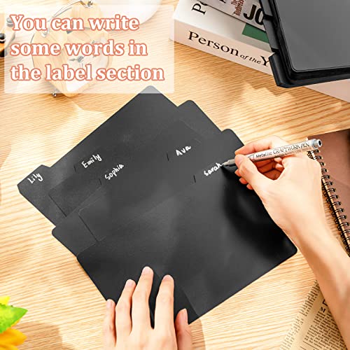 Intercalaires de bureau Lewtemi rigides 12,7x20,3 cm pour indexation de documents