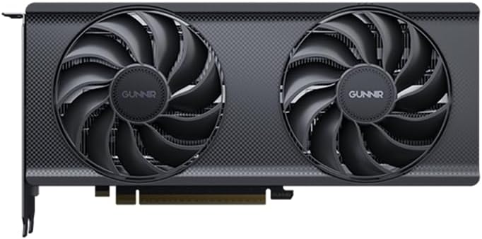 WEELIAO GUNNIR Intel Arc B580 Index Video Card 12GB Black GDDR6 2670MHz Dual Fan Graphics Card (192-bit, PCI-Express 4.0 x8, One HDMI Three DisplayPorts, Supports 4k)(B580 Index Black)