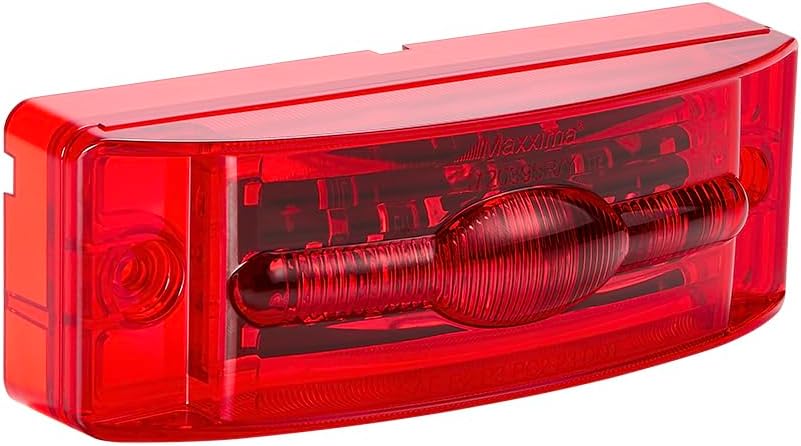 Maxxima M20395R Red 2" x 6" Super Bright LED Combination Clearance Marker Light