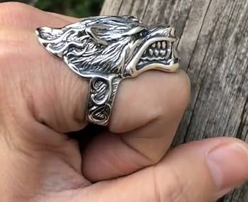 グレートフロッグ　ラージウルフ　スモールウルフ　リング メタリカ ウルフリング入荷】THE GREAT FROG(グレートフロッグ