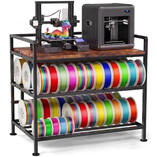 Fitpoint 3D Printer Stand with Filament Storage Vibration Elimination 31×21