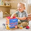 JoyCat Baby Toys 6-12 Months - Mystery Soft Box with 10 Sensory Objects, Rattle, Crinkle Paper, Mirror - What's Inside Box Infant Gifts, Soft Busy Toys 1-2 - Baby Easter Basket Stuffers Gifts #5