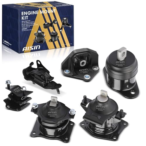 AISIN AFTERMARKET EMTH-20026 6Pcs Engine Motor & Auto Transmission Mount | Compatible with Acura TL 2004-2006 - V6 3.2L