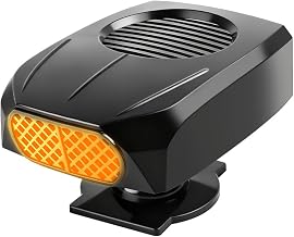 Car Heater 12V 120W, Portable Heater for Car, Car Heaters That Plug Into Cigarette, 2-in-1 Heating & Cooling Fast Windshield Defrost Defogger, 360° Rotating, for Small Cars, SUV