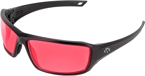 Miniatura 8 de Walker's IKON Forge - Gafas de tiro de marco completo, resistentes y antideslizantes para disparos, con tela para lentes y estuche de transporte