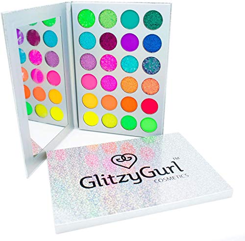GlitzyGurl Neon Glitter Eye Shadow Palette - Image 8