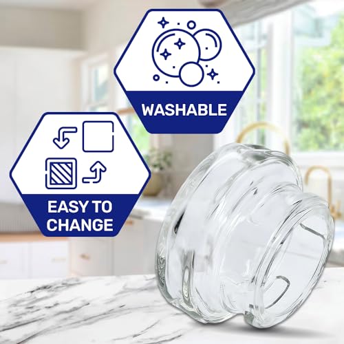Backofenlampe Abdeckung aus Glas Ø 48 mm mit dem Originalcode 481245028007 481945069844 für Whirlpool - MADE IN EU - MONTERAL