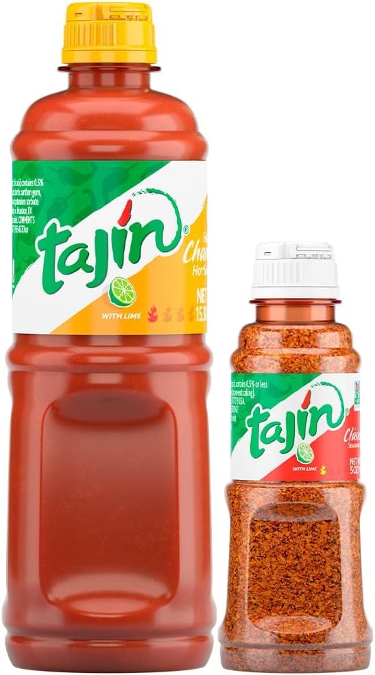 Buy Tajin Chili and Lime Seasoning & Chamoy Hot Sauce/Tajin Chilli