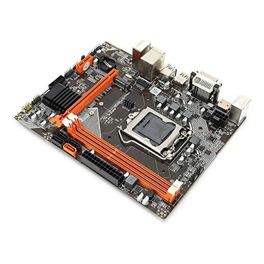PUSOKEI Placa Base de Escritorio, chipset Principal Intel B75, Memoria DDR3 1600/1333/1066 MHz, CPU LGA 1155, 2 Ranuras de Memoria DDR3, 1 Ranura para gráficos PCI-EX16, Interfaz de E/S, 1155 Pines