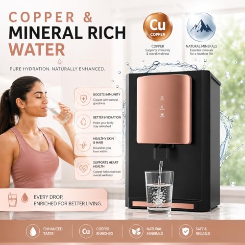 Image of AQUAULTRA Plus 8-Stage RO+UV | Trio Copper Alkaline Water Purifier for Home | Incl. TDS Meter | 9L |12-15LPH | Works up to 2000 TDS | ISI Certified | Suitable for Borewell, Tanker & Municipal Water